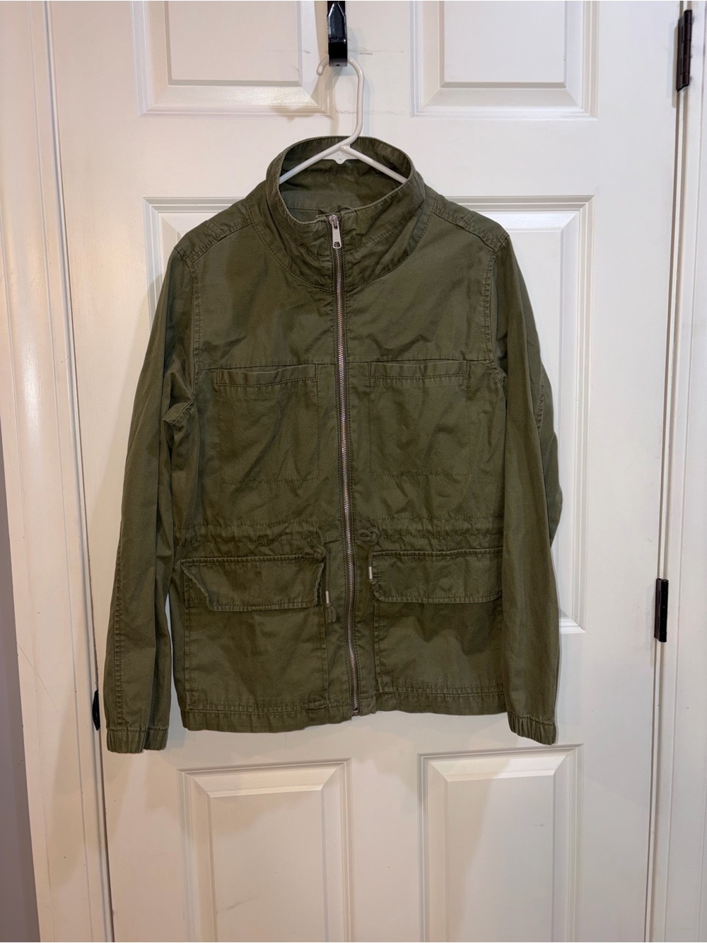 Old Navy Olive Green Lightweight Zip Jacket
